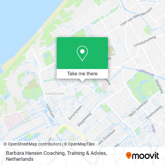 Barbara Hensen Coaching, Training & Advies map