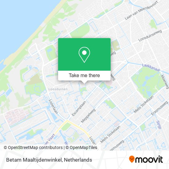 Betam Maaltijdenwinkel map