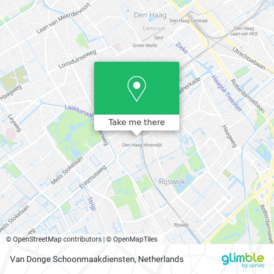 Van Donge Schoonmaakdiensten map