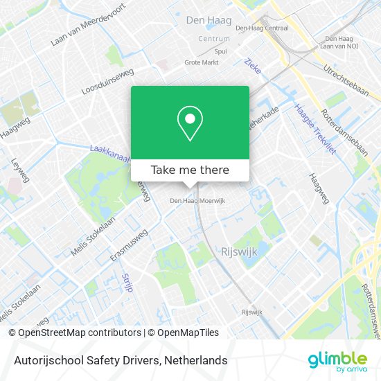 Autorijschool Safety Drivers map