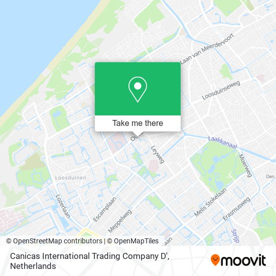 Canicas International Trading Company D' map