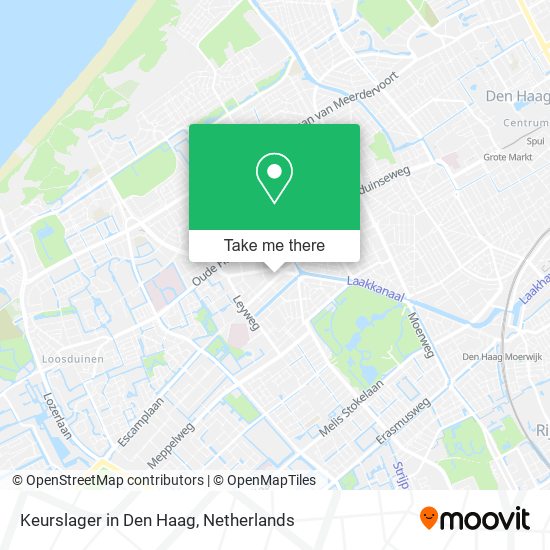 Keurslager in Den Haag map