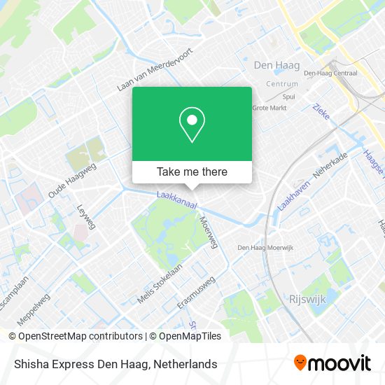 Shisha Express Den Haag map