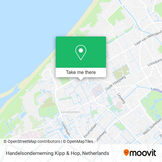 Handelsonderneming Kipp & Hop map