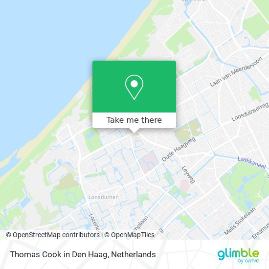 Thomas Cook in Den Haag map