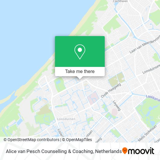 Alice van Pesch Counselling & Coaching map