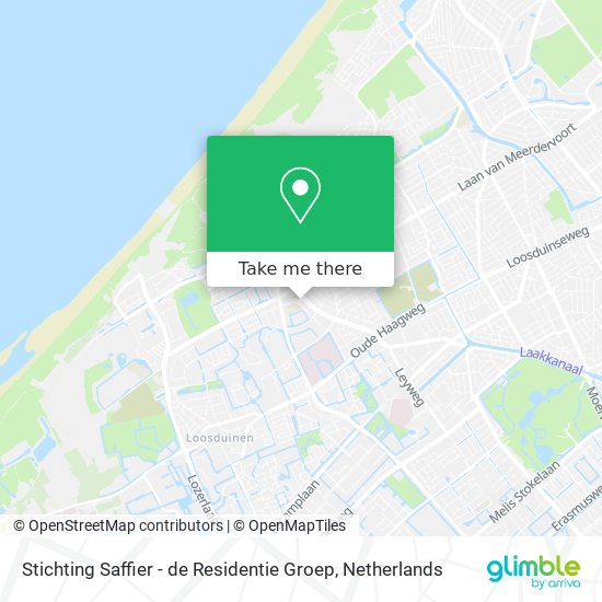 Stichting Saffier - de Residentie Groep Karte