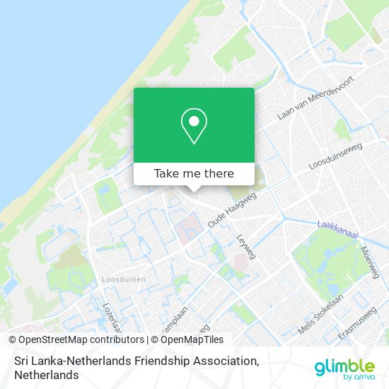 Sri Lanka-Netherlands Friendship Association map