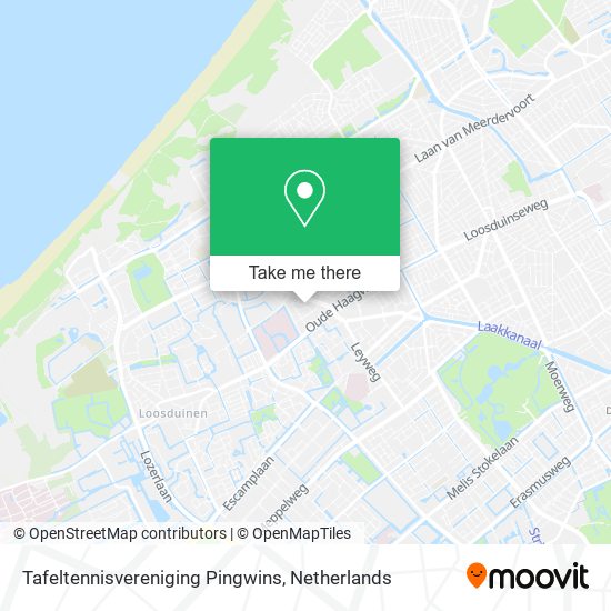 Tafeltennisvereniging Pingwins map