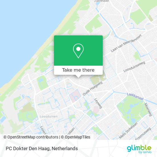 PC Dokter Den Haag map