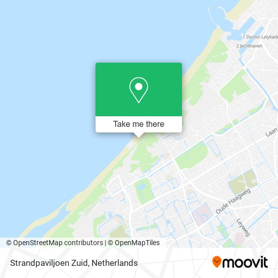 Strandpaviljoen Zuid map