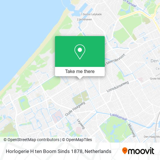 Horlogerie H ten Boom Sinds 1878 map