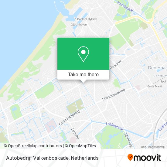 Autobedrijf Valkenboskade map