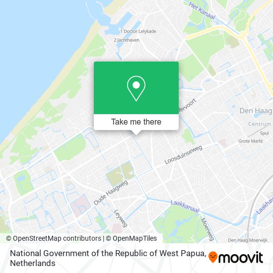 National Government of the Republic of West Papua map