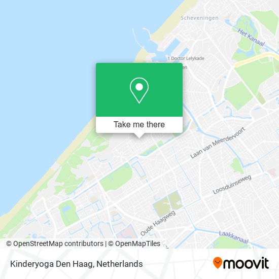 Kinderyoga Den Haag map