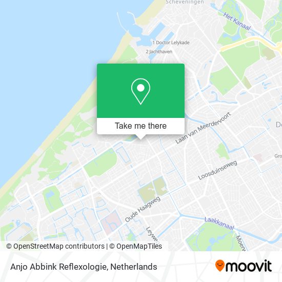 Anjo Abbink Reflexologie map