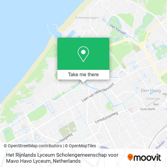 Het Rijnlands Lyceum Scholengemeenschap voor Mavo Havo Lyceum Karte