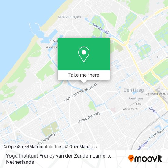 Yoga Instituut Francy van der Zanden-Lamers map