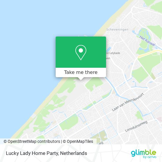 Lucky Lady Home Party map