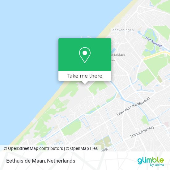 Eethuis de Maan map