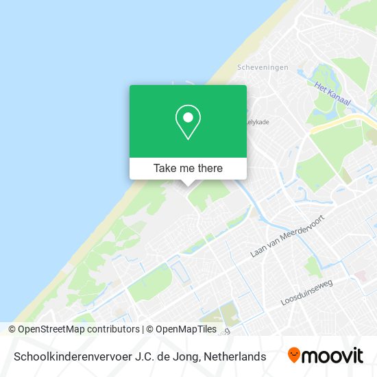 Schoolkinderenvervoer J.C. de Jong map