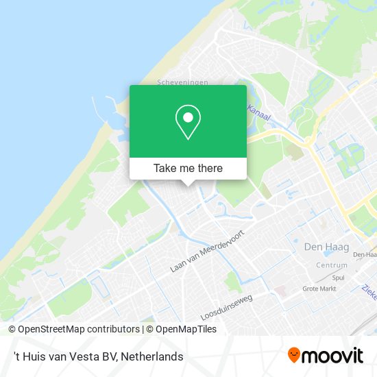 't Huis van Vesta BV map