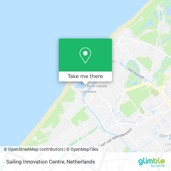 Sailing Innovation Centre map