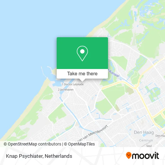Knap Psychiater map