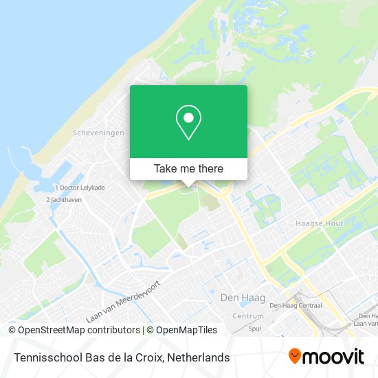 Tennisschool Bas de la Croix map