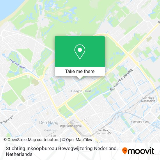 Stichting Inkoopbureau Bewegwijzering Nederland map