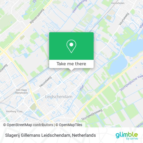 Slagerij Gillemans Leidschendam map