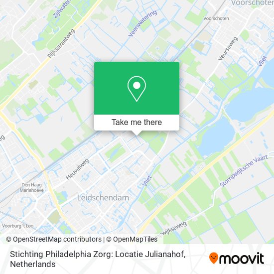 Stichting Philadelphia Zorg: Locatie Julianahof map