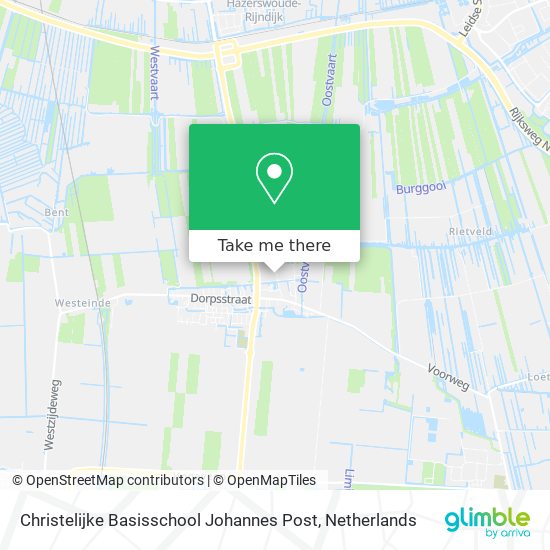 Christelijke Basisschool Johannes Post Karte