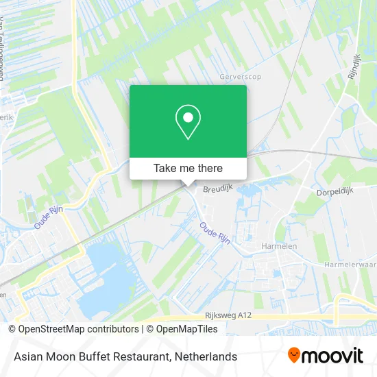 Asian Moon Buffet Restaurant map