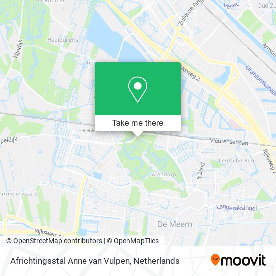 Africhtingsstal Anne van Vulpen map