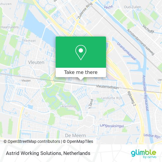 Astrid Working Solutions map