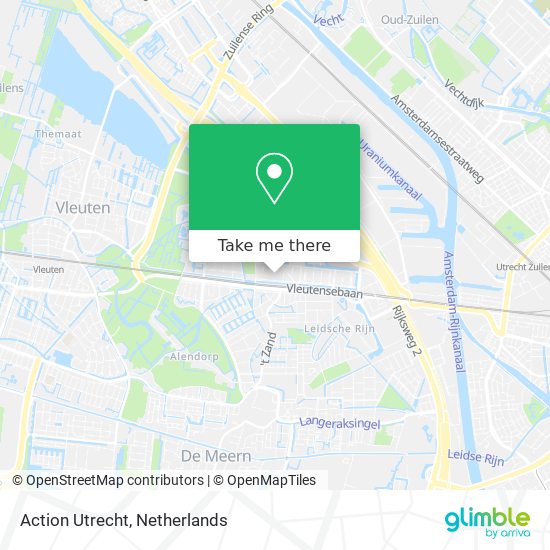 Action Utrecht map