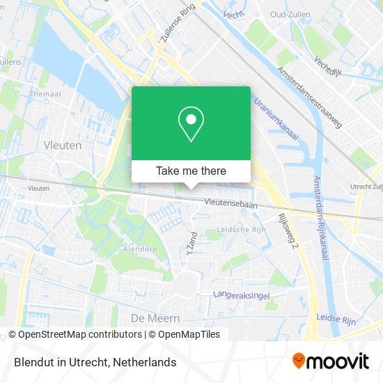 Blendut in Utrecht Karte