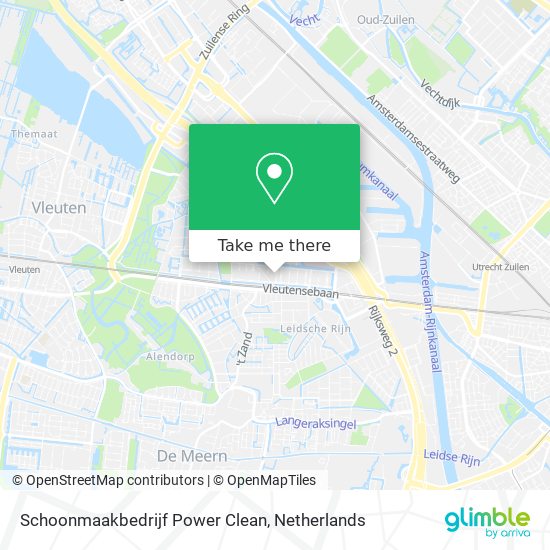 Schoonmaakbedrijf Power Clean map