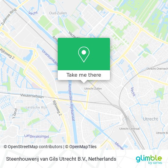 Steenhouwerij van Gils Utrecht B.V. Karte