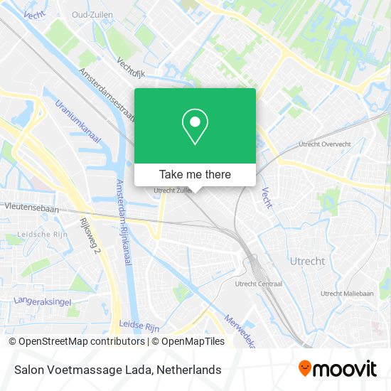 Salon Voetmassage Lada map
