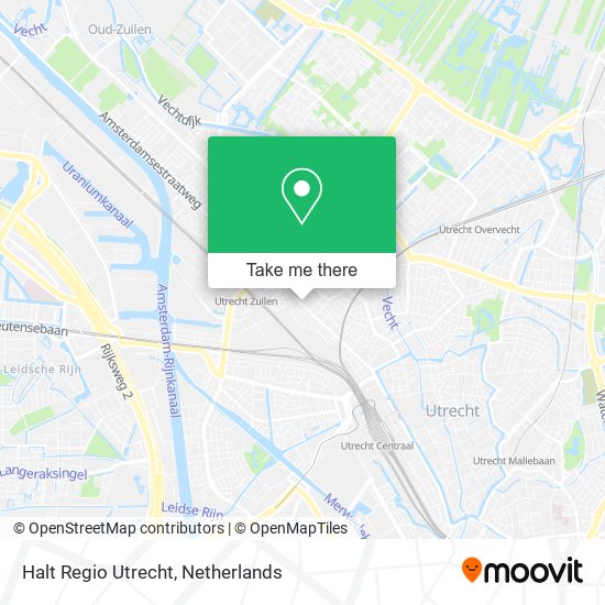 Halt Regio Utrecht Karte