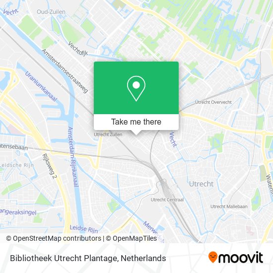 Bibliotheek Utrecht Plantage map