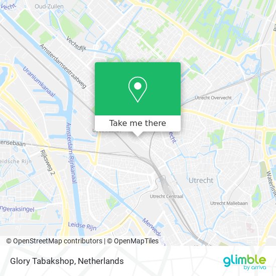 Glory Tabakshop map
