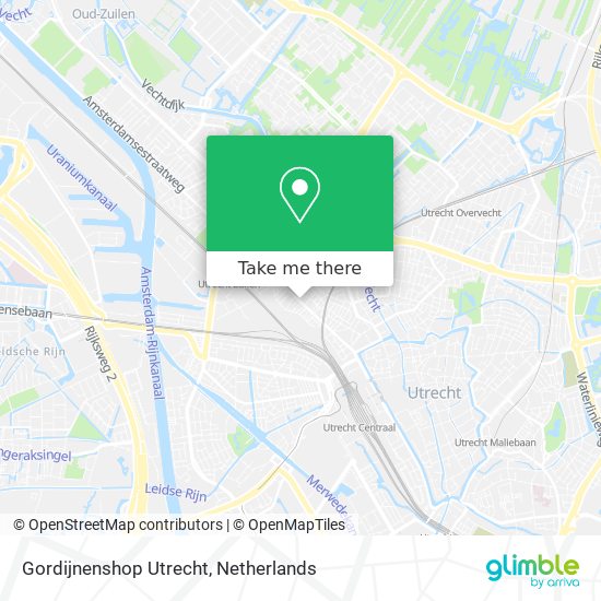 Gordijnenshop Utrecht map