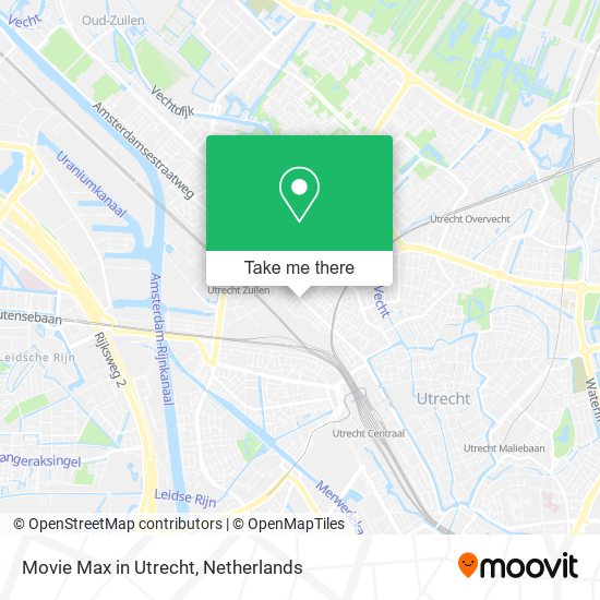 Movie Max in Utrecht map