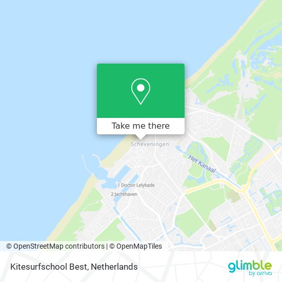 Kitesurfschool Best map