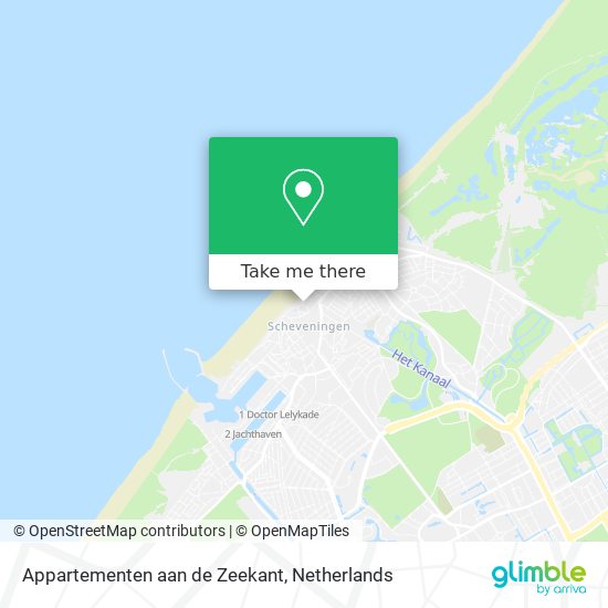 Appartementen aan de Zeekant map