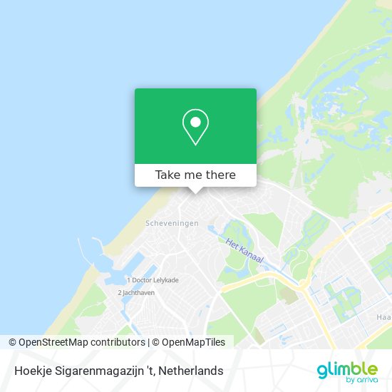 Hoekje Sigarenmagazijn 't map