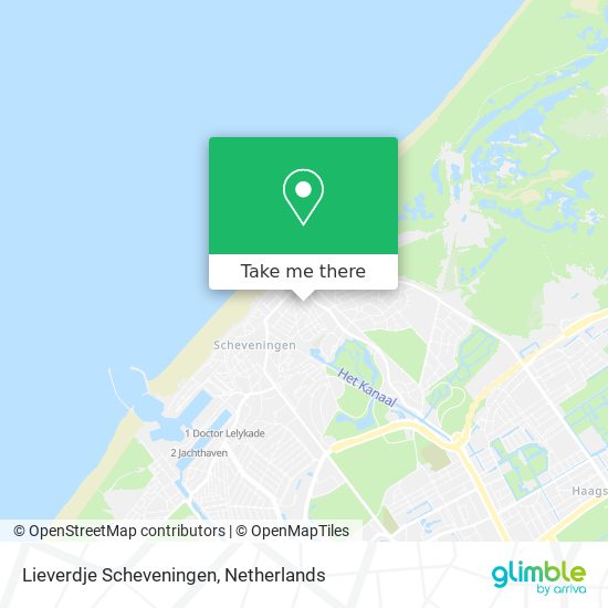 Lieverdje Scheveningen Karte